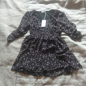 Lush long sleeve mini dress or long blouse